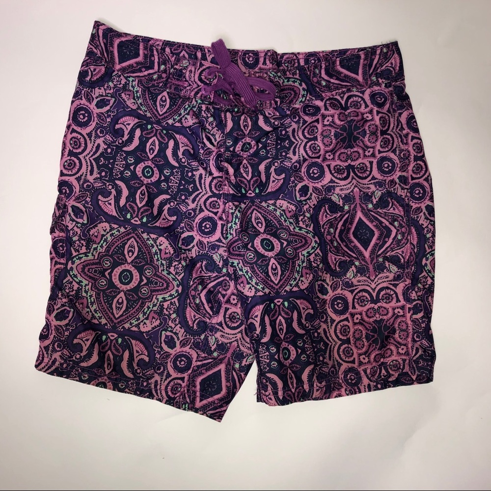 Kanu Surf Women's Purple and Pink Swim Shorts